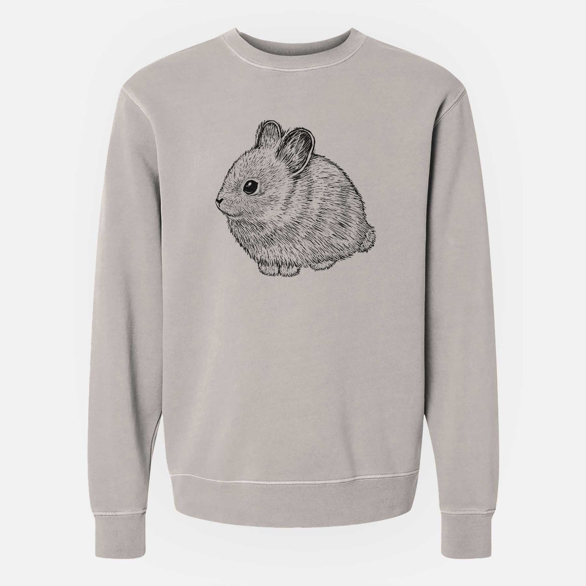 Columbia Basin Pygmy Rabbit - Unisex Pigment Dyed Crew Sweatshirt