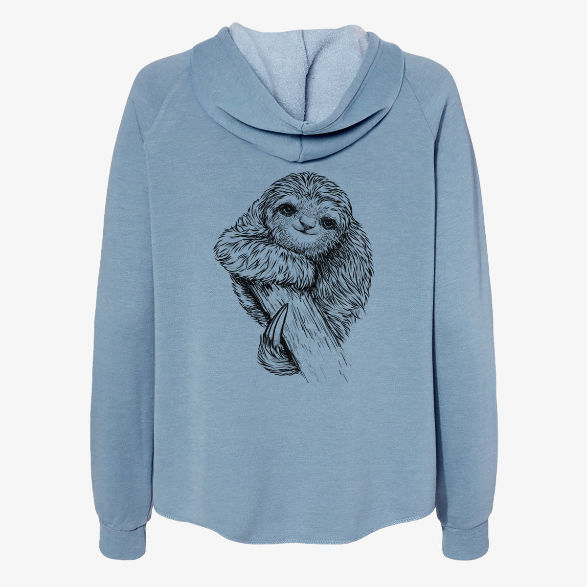 Pygmy Three-toed Sloth - Bradypus pygmaeus - Women&#39;s Cali Wave Zip-Up Sweatshirt