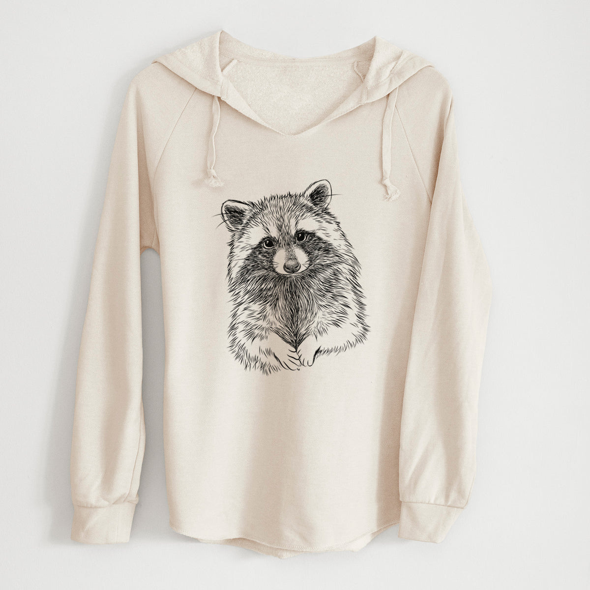 Raccoon - Procyon lotor - Cali Wave Hooded Sweatshirt