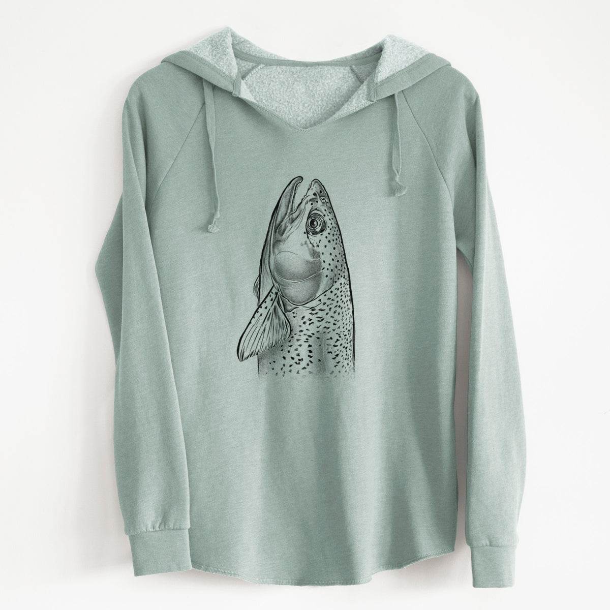 Rainbow Trout - Oncorhynchus mykiss - Cali Wave Hooded Sweatshirt