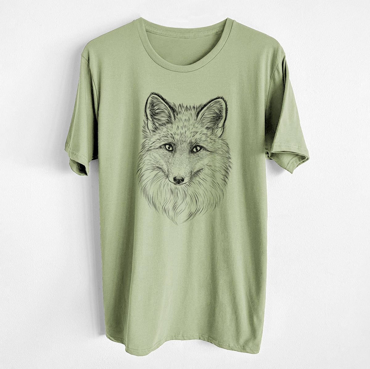 Red Fox - Vulpes vulpes - Unisex Crewneck - Made in USA - 100% Organic Cotton