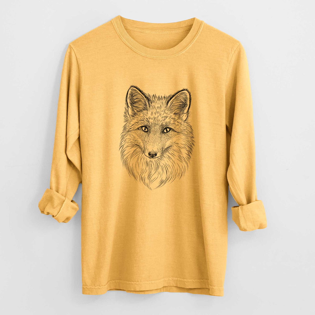 Red Fox - Vulpes vulpes - Heavyweight 100% Cotton Long Sleeve