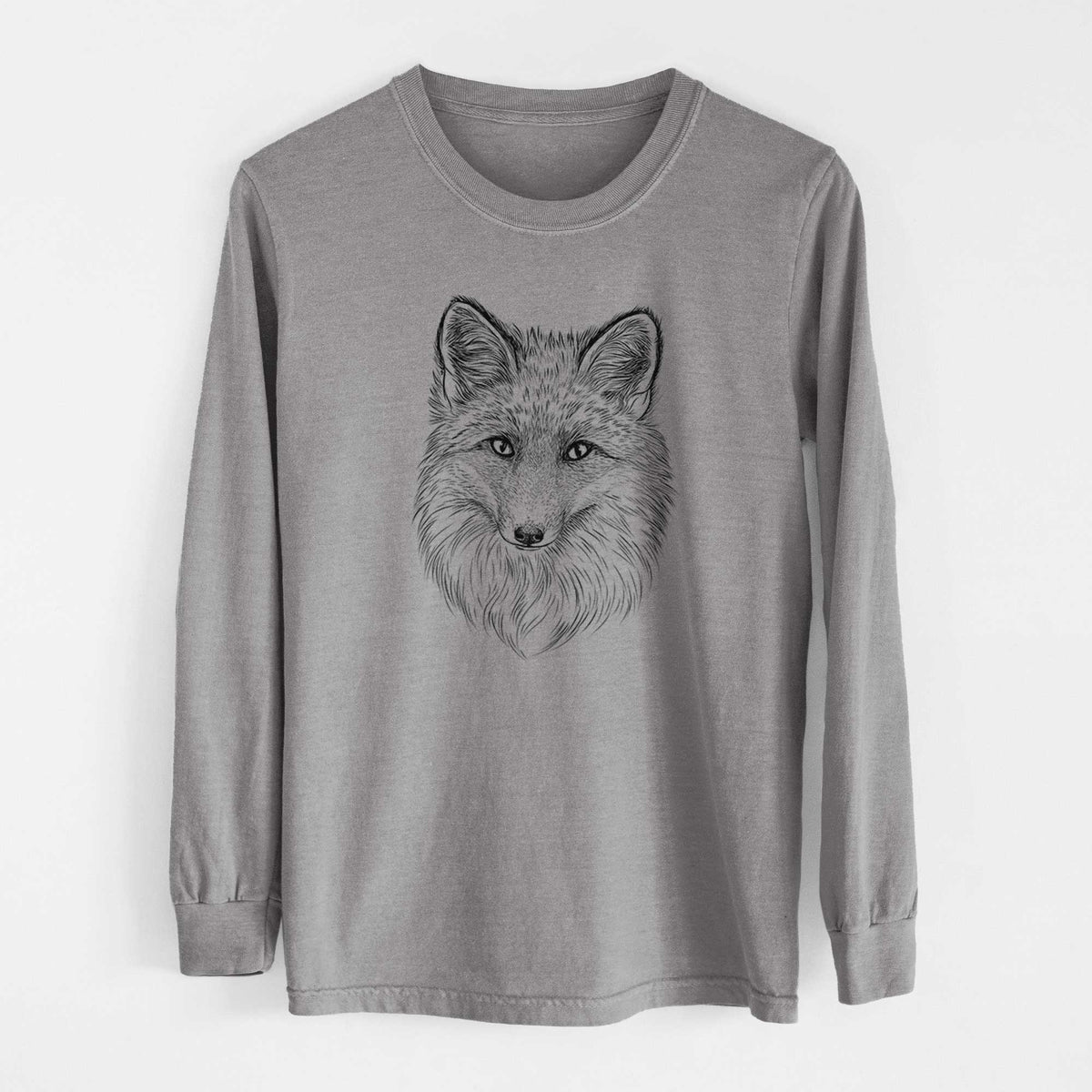 Red Fox - Vulpes vulpes - Heavyweight 100% Cotton Long Sleeve