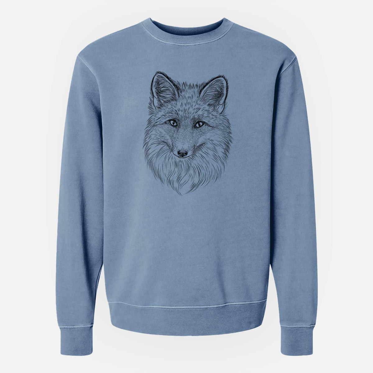 Red Fox - Vulpes vulpes - Unisex Pigment Dyed Crew Sweatshirt