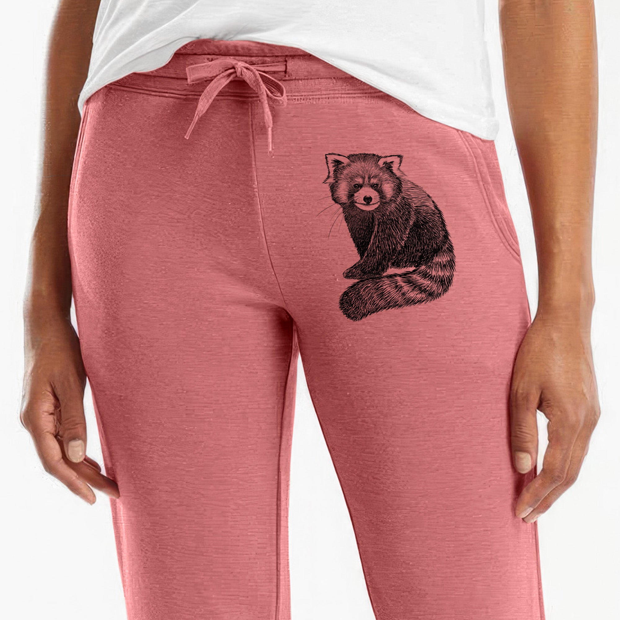 Red Panda - Ailurus fulgens styani - Women's Cali Wave Jogger Sweatpants