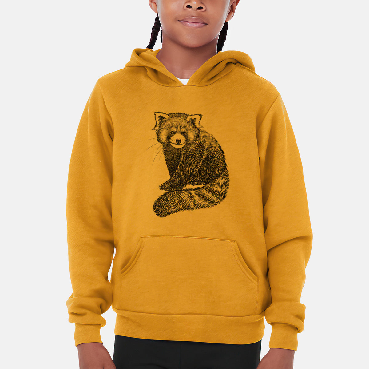 Red Panda - Ailurus fulgens styani - Youth Hoodie Sweatshirt