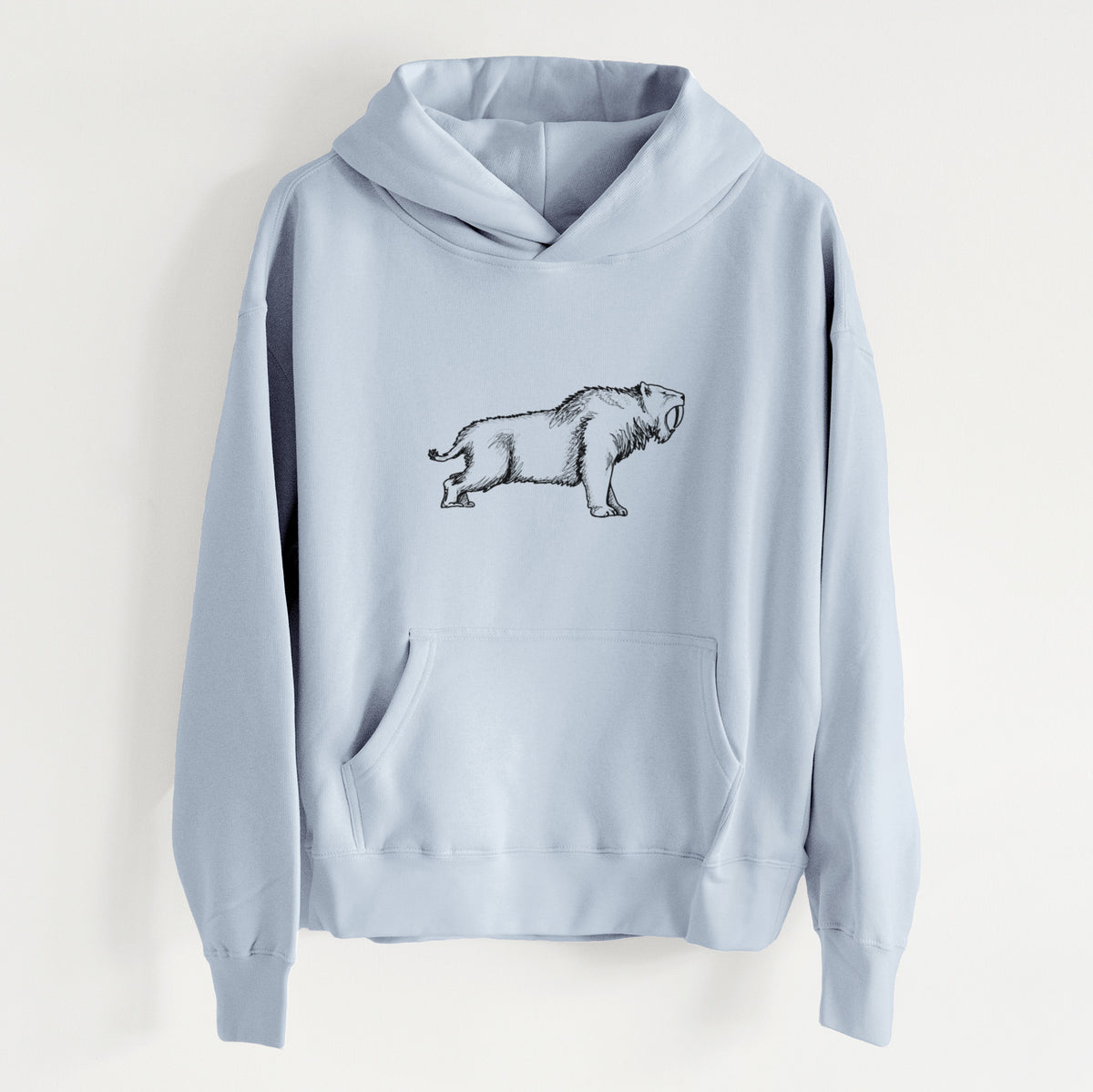 Saber-toothed Tiger - Smilodon - Women&#39;s Heavyweight Relaxed Hoodie