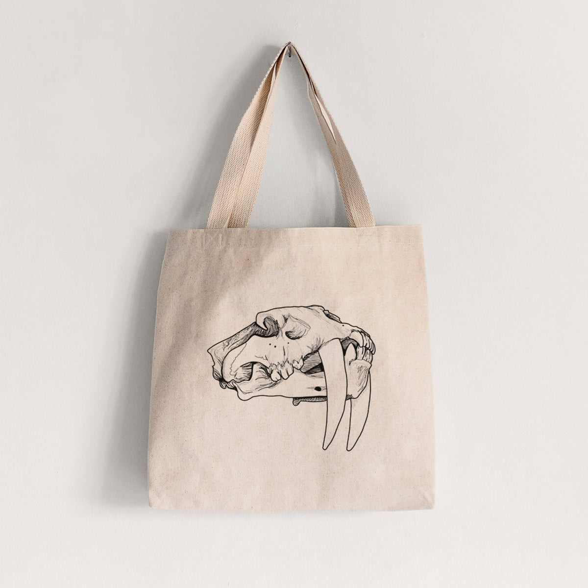 Saber-toothed Tiger Skull - Tote Bag