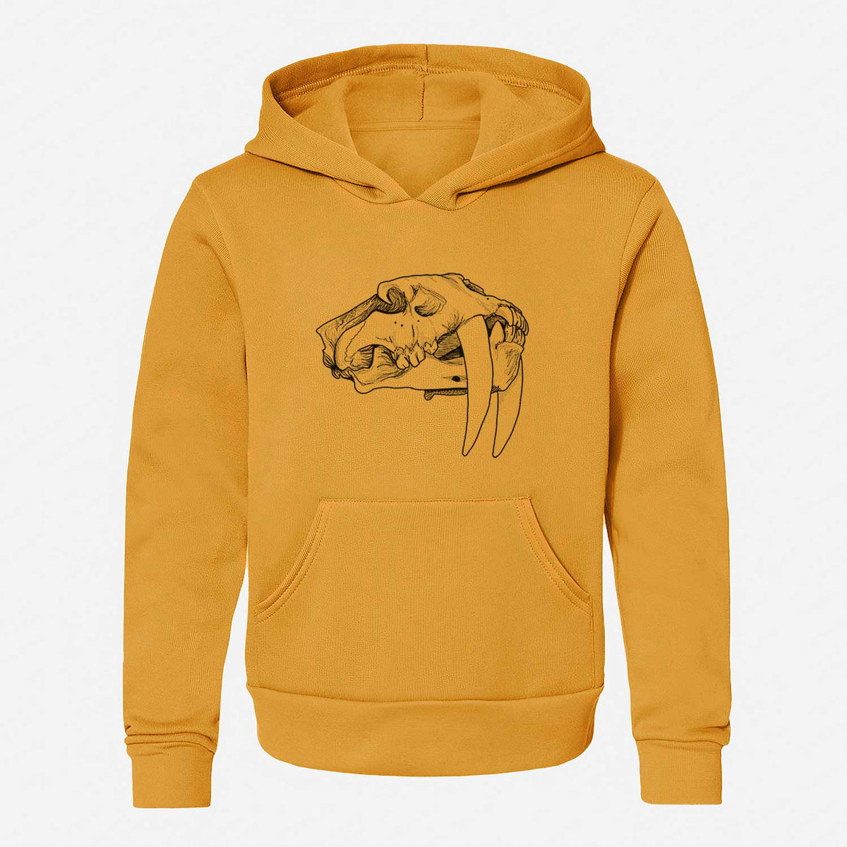 Saber-toothed Tiger Skull - Youth Hoodie Sweatshirt