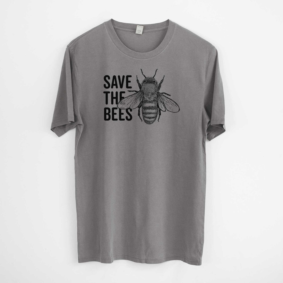 Save the Bees -  Mineral Wash 100% Organic Cotton Short Sleeve
