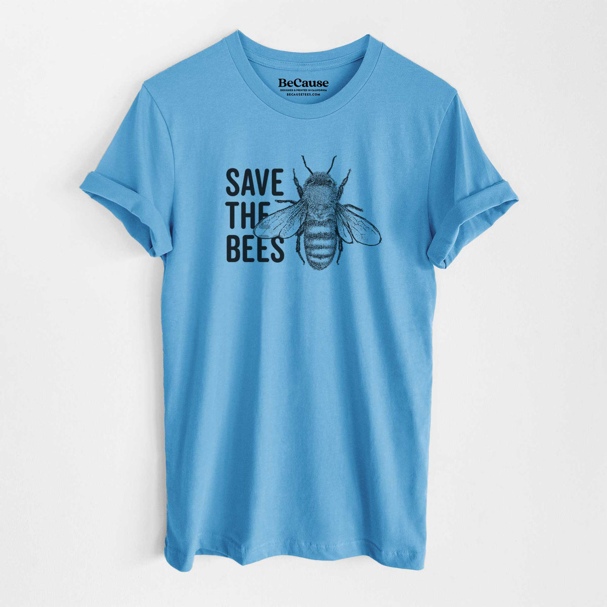 Save the Bees - Lightweight 100% Cotton Unisex Crewneck