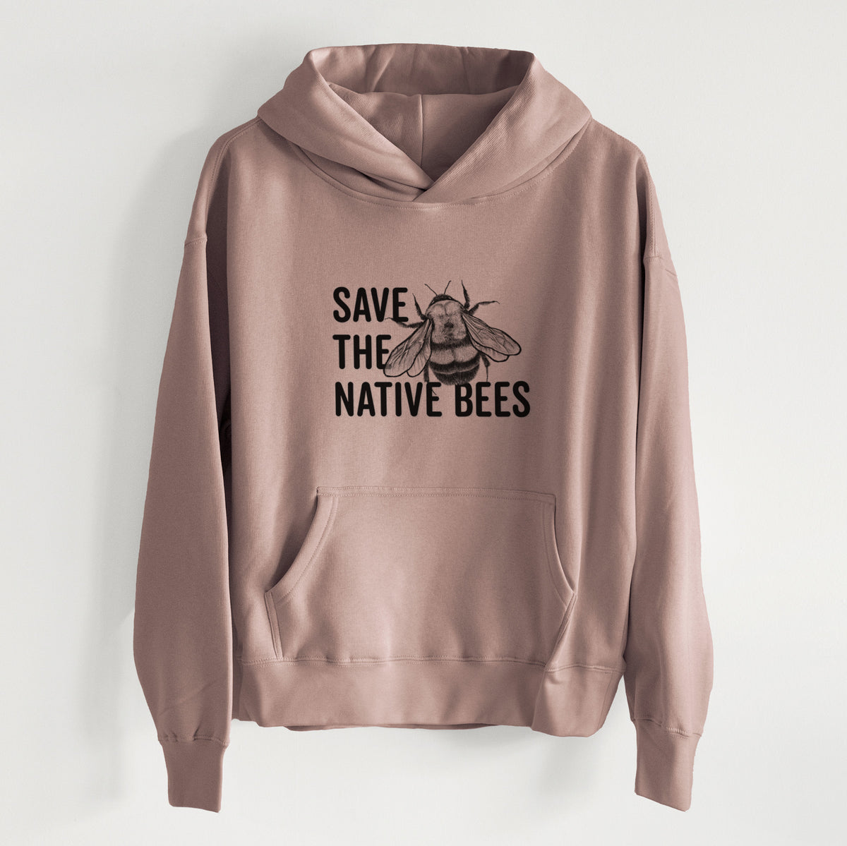 Save the Native Bees - Women&#39;s Heavyweight Relaxed Hoodie