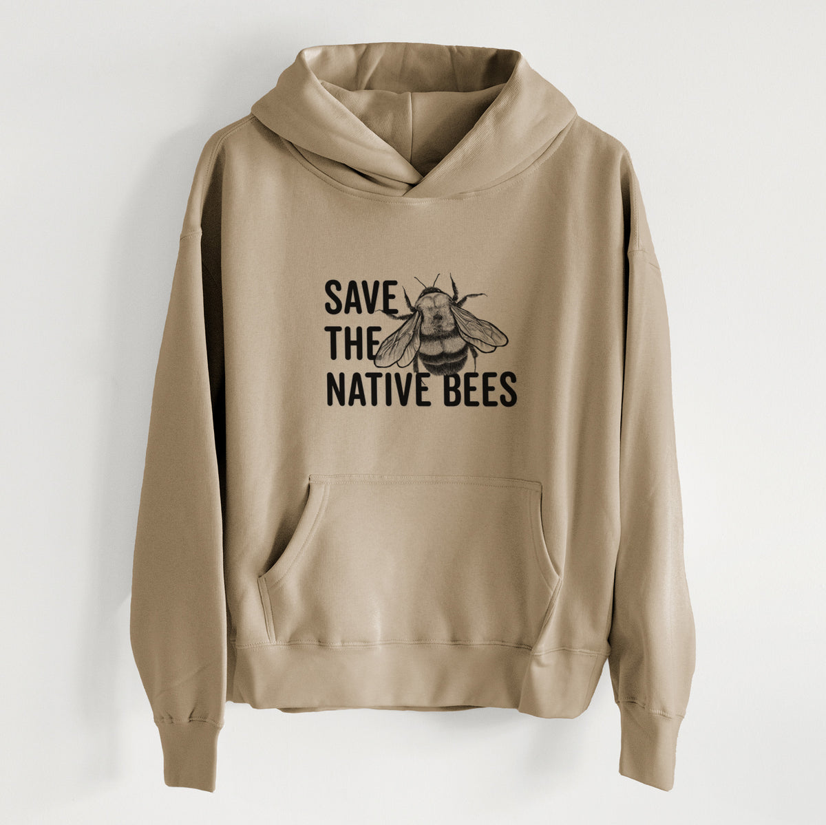 Save the Native Bees - Women&#39;s Heavyweight Relaxed Hoodie