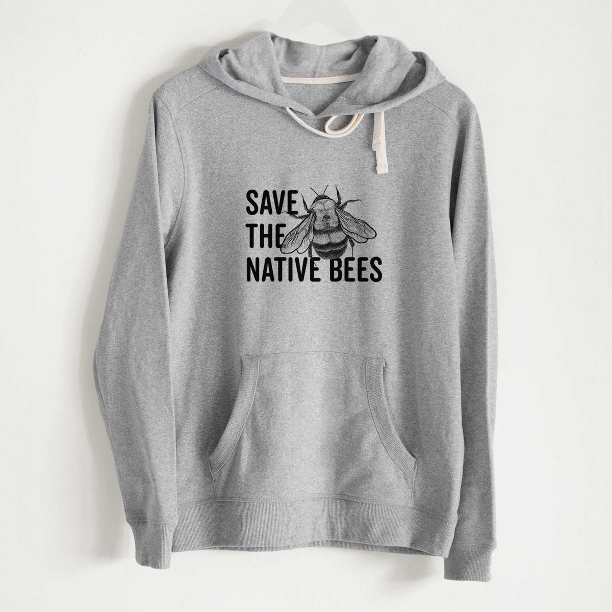 Save the Native Bees - Unisex Recycled Hoodie - CLOSEOUT - FINAL SALE