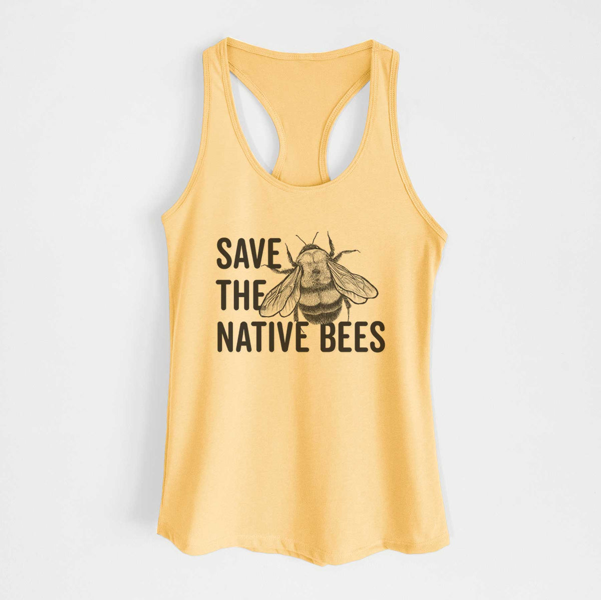 Save the Native Bees - Women&#39;s Racerback Tanktop