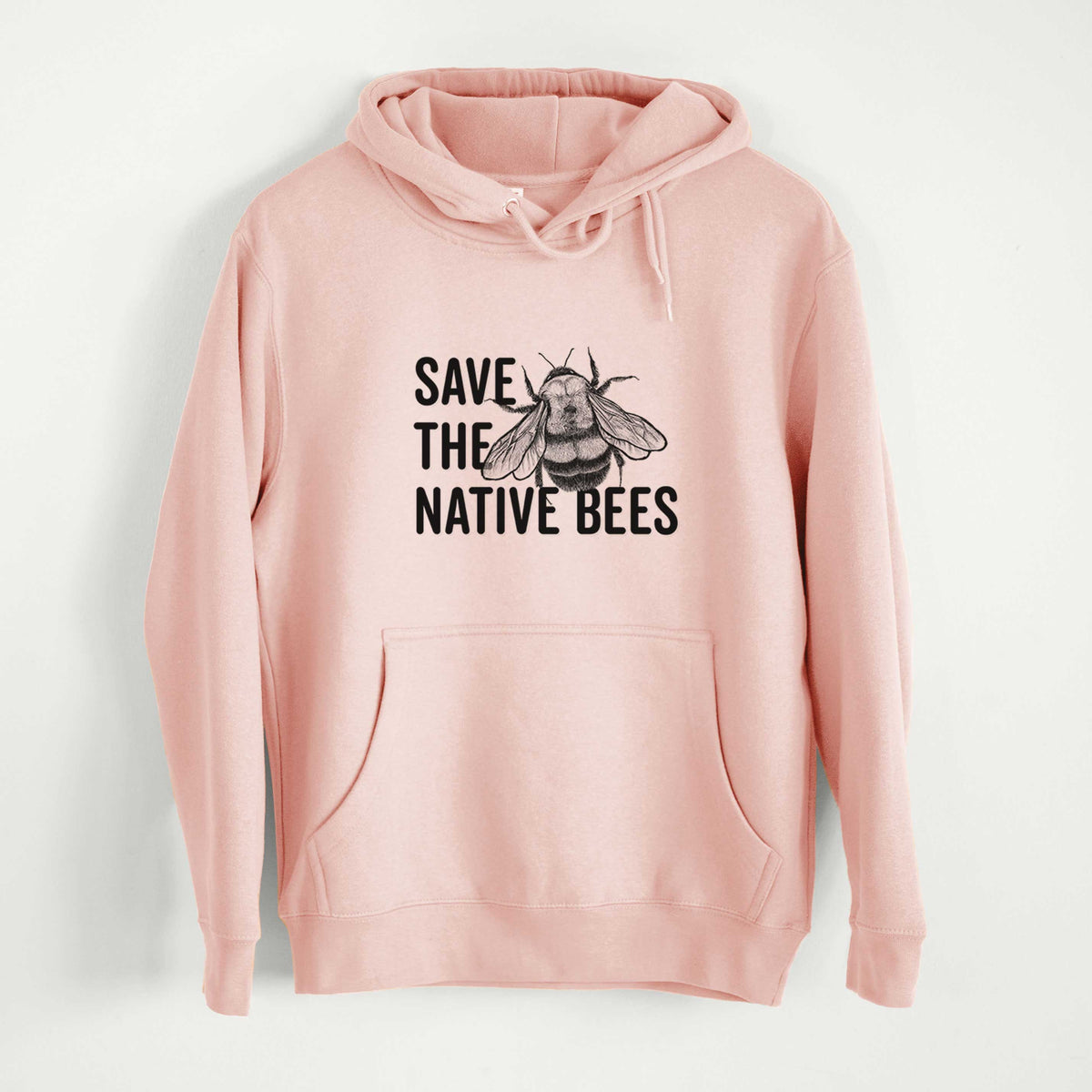 Save the Native Bees  - Mid-Weight Unisex Premium Blend Hoodie