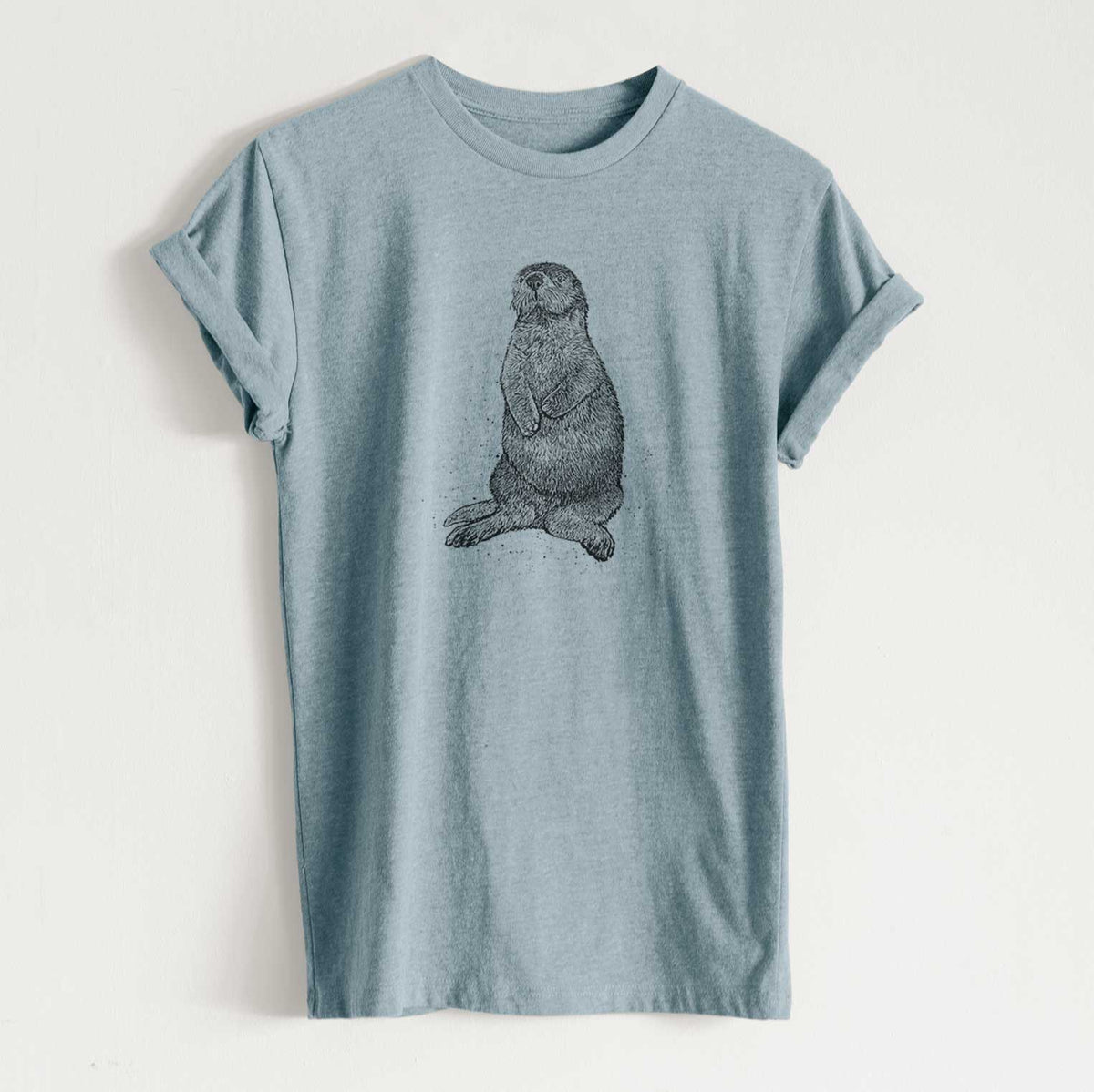 Enhydra lutris - California Sea Otter - Unisex Recycled Eco Tee  - CLOSEOUT - FINAL SALE