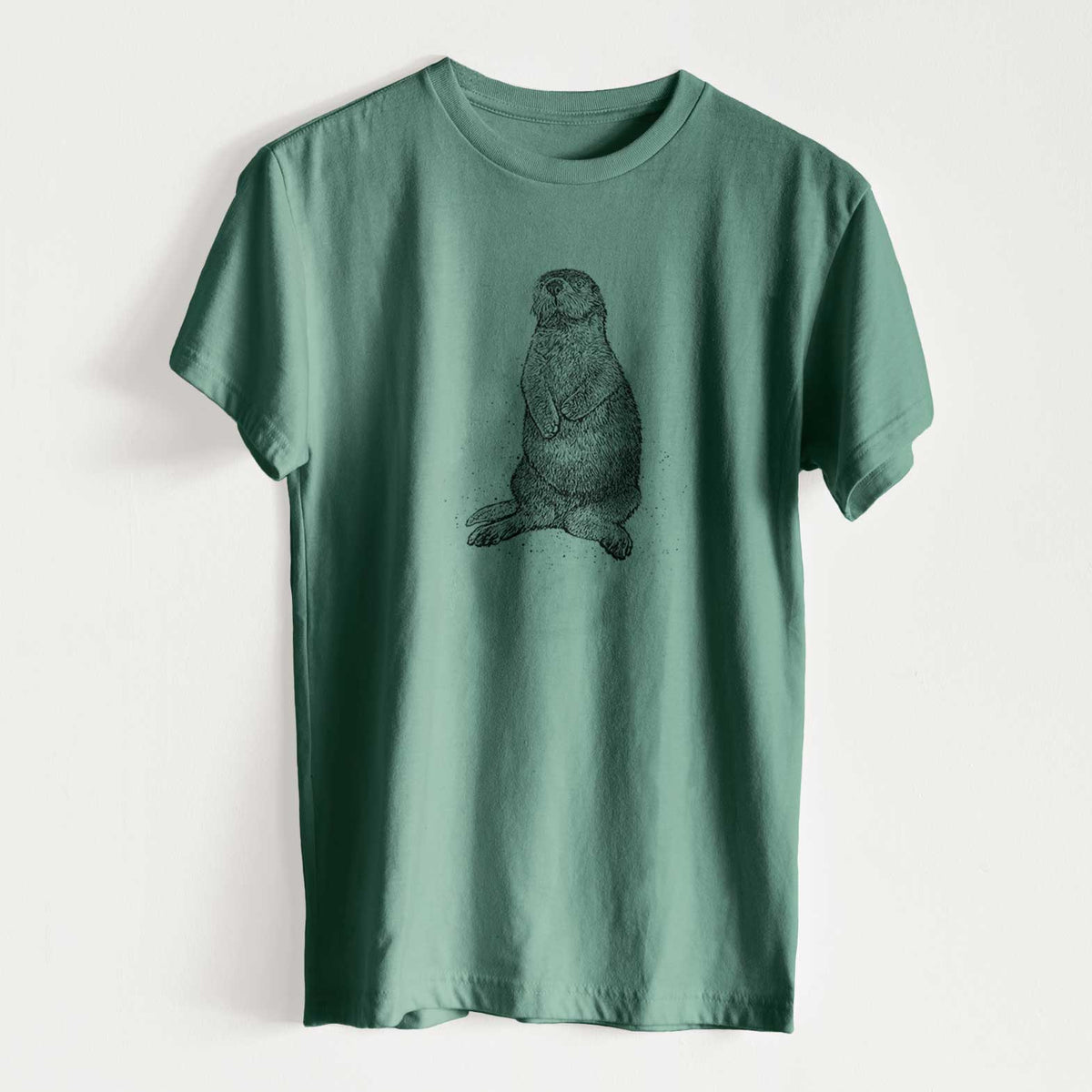 Enhydra lutris - California Sea Otter - Unisex Recycled Eco Tee  - CLOSEOUT - FINAL SALE