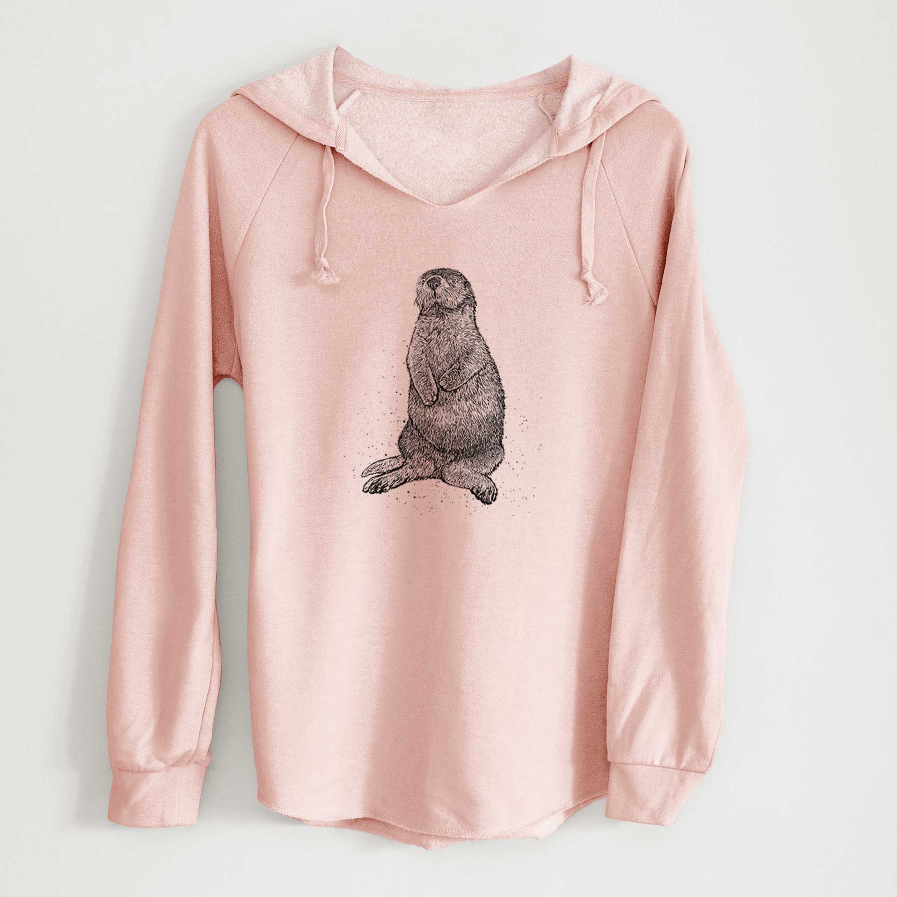 Enhydra lutris - California Sea Otter - Cali Wave Hooded Sweatshirt