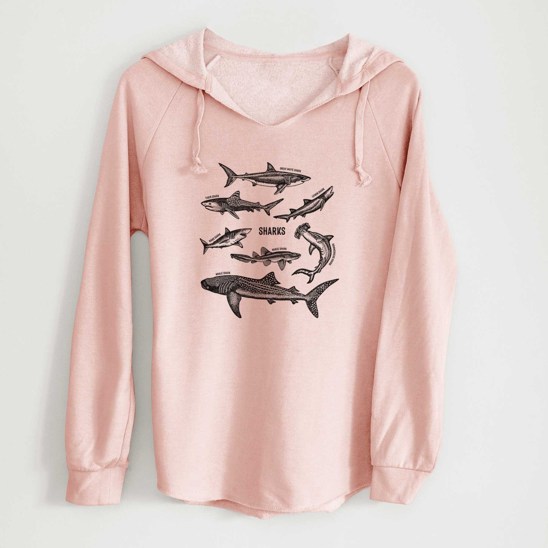 Shark Chart - Cali Wave Hooded Sweatshirt