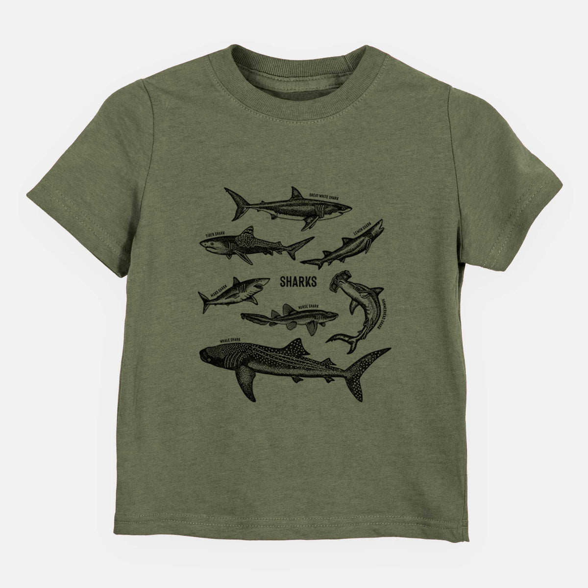 Shark Chart - Kids Shirt