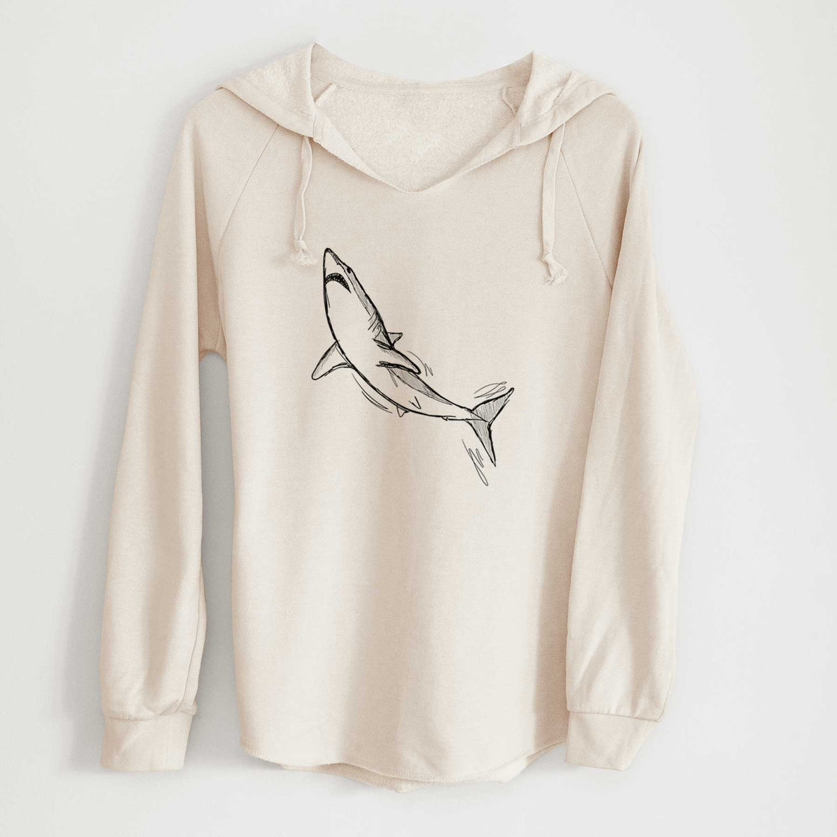 Shortfin Mako Shark - Cali Wave Hooded Sweatshirt
