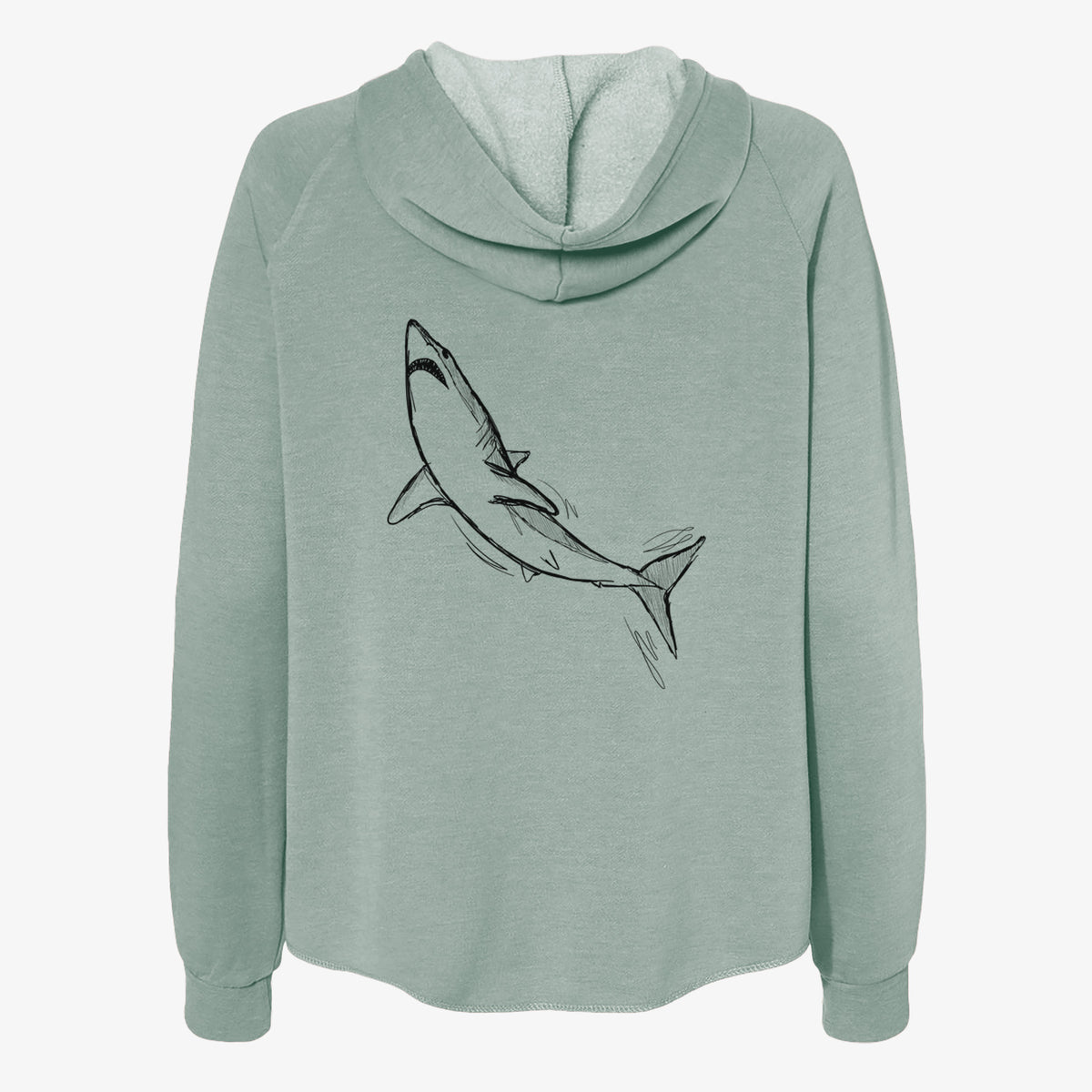 Shortfin Mako Shark - Women&#39;s Cali Wave Zip-Up Sweatshirt
