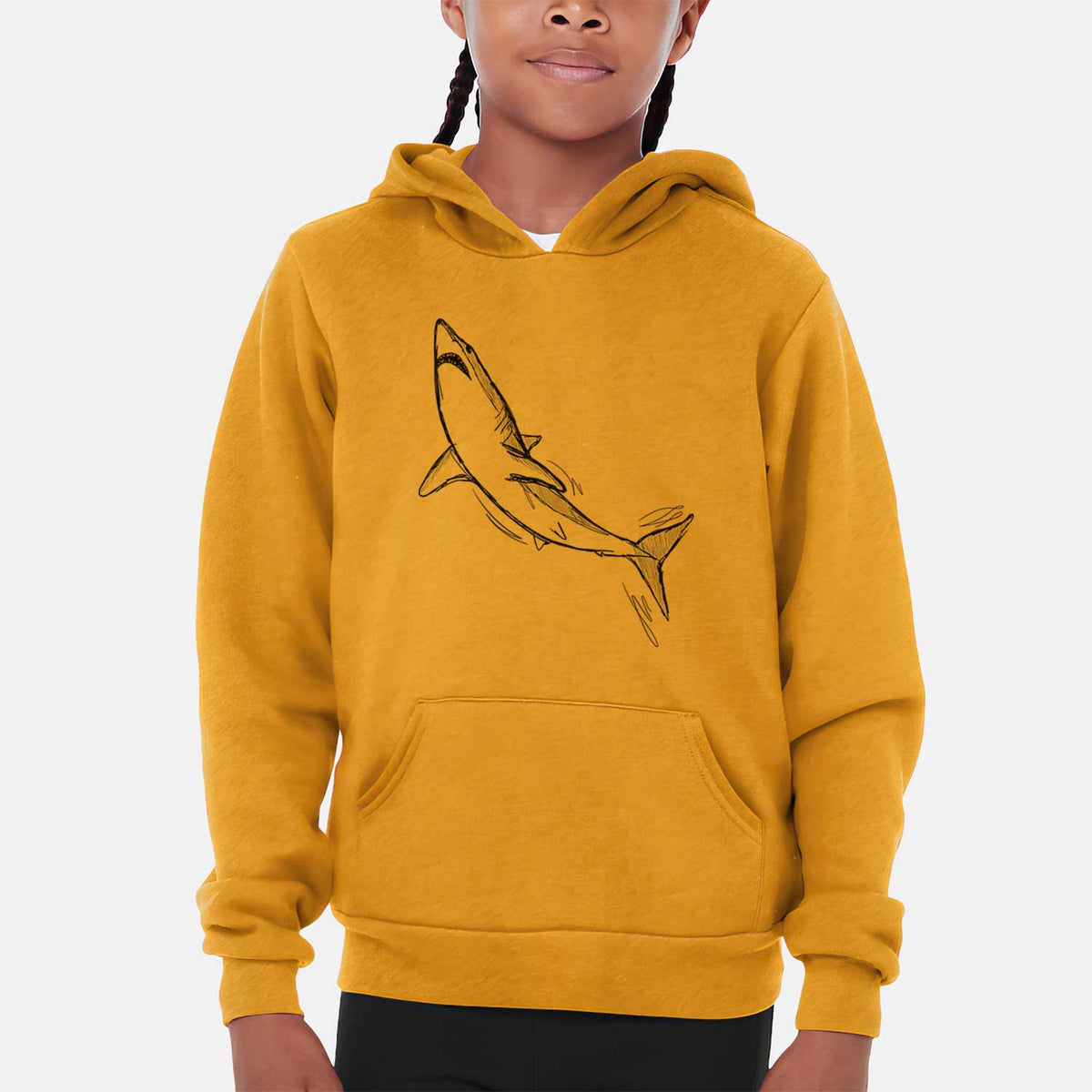 Shortfin Mako Shark - Youth Hoodie Sweatshirt