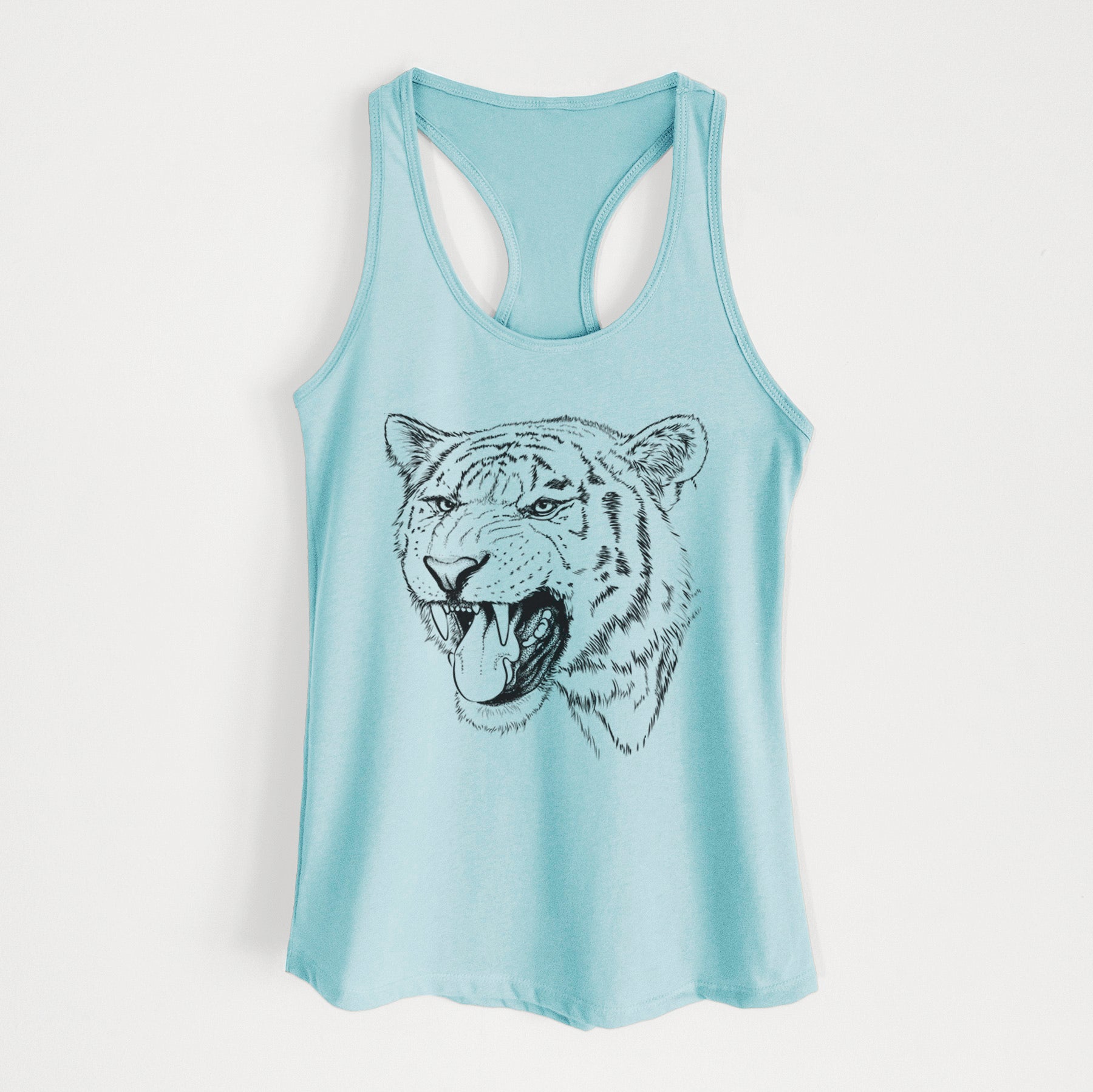 Siberian Tiger - Panthera tigris altaica - Women's Racerback Tanktop