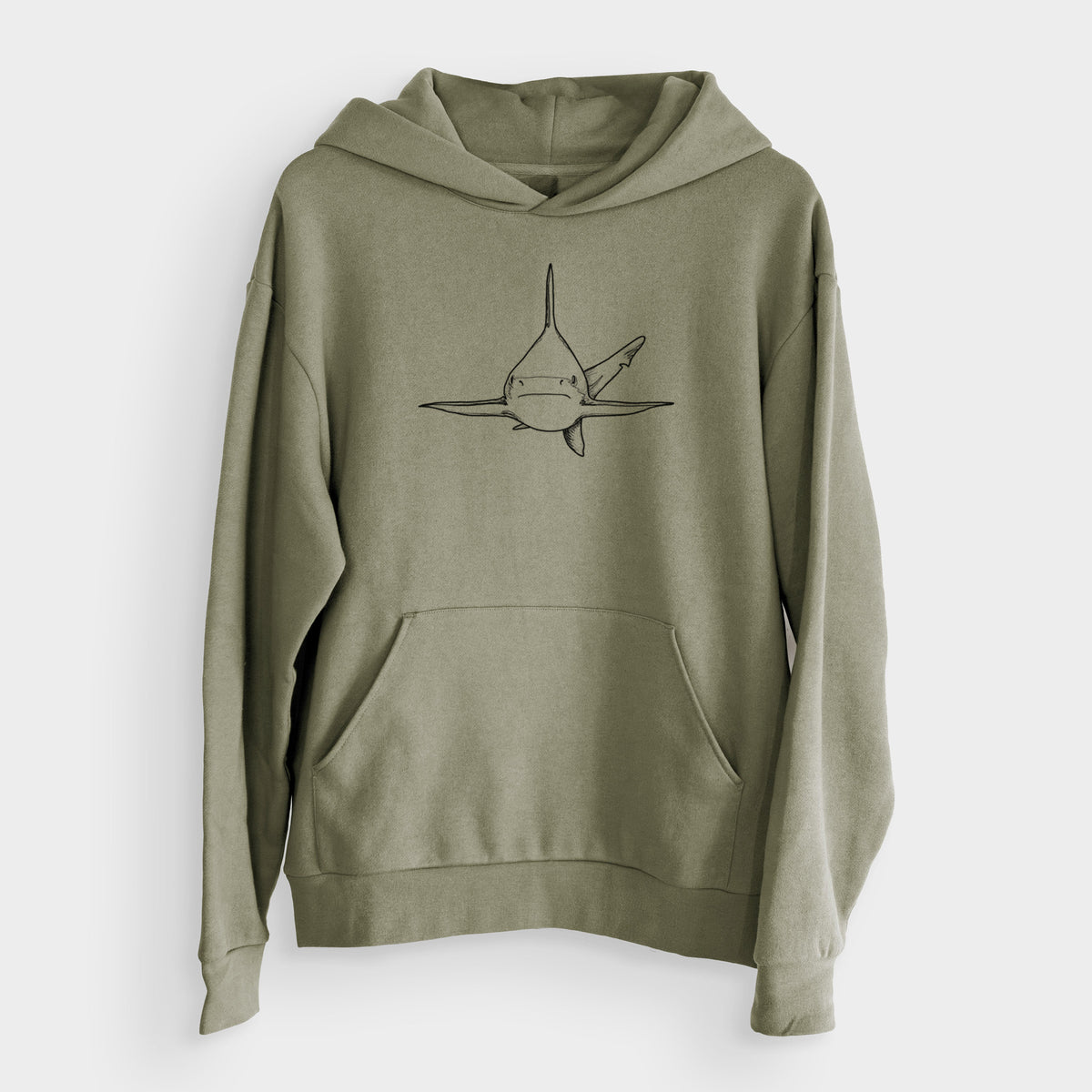 Silvertip Shark Front  - Bodega Midweight Hoodie