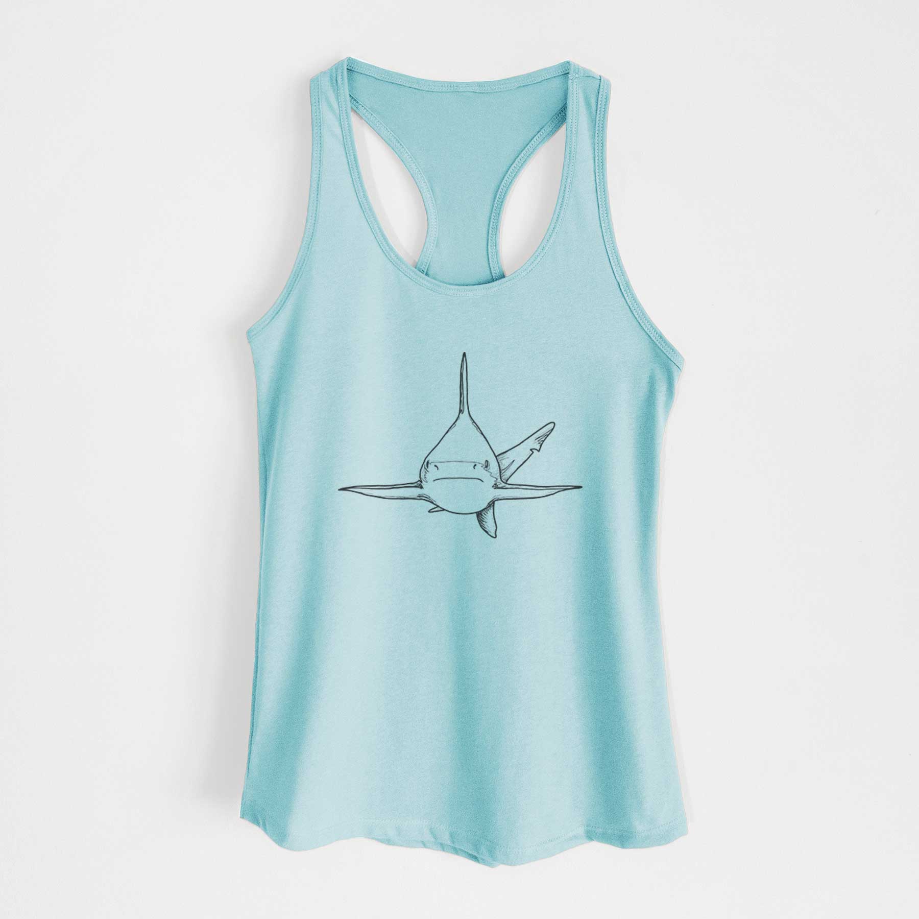 Silvertip Shark Front - Women's Racerback Tanktop