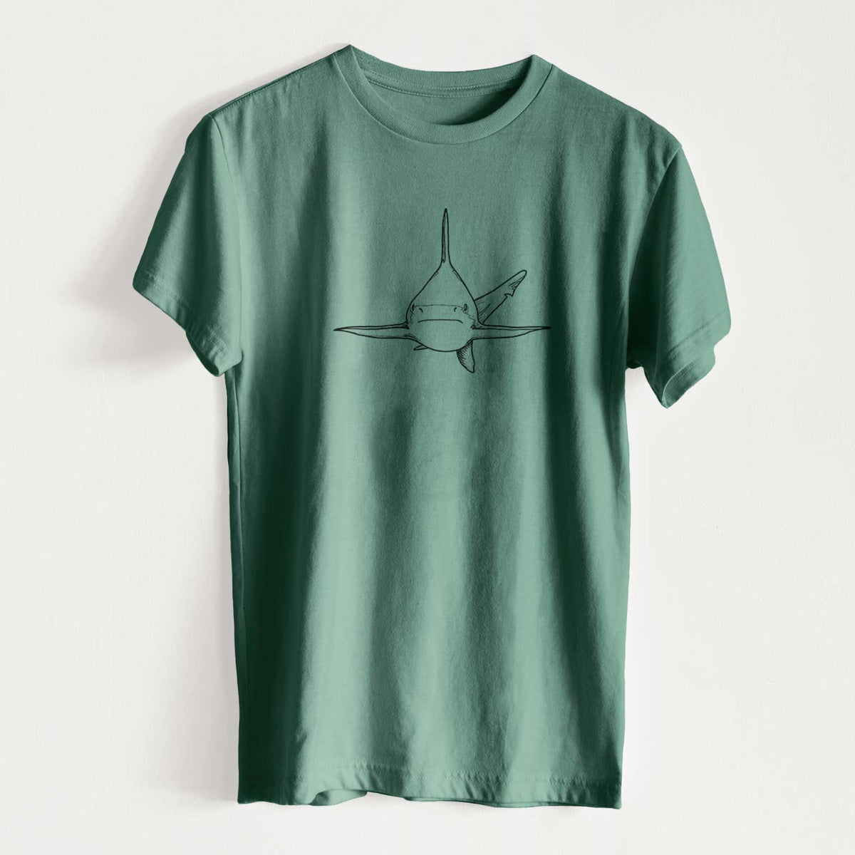 Silvertip Shark Front - Unisex Recycled Eco Tee  - CLOSEOUT - FINAL SALE