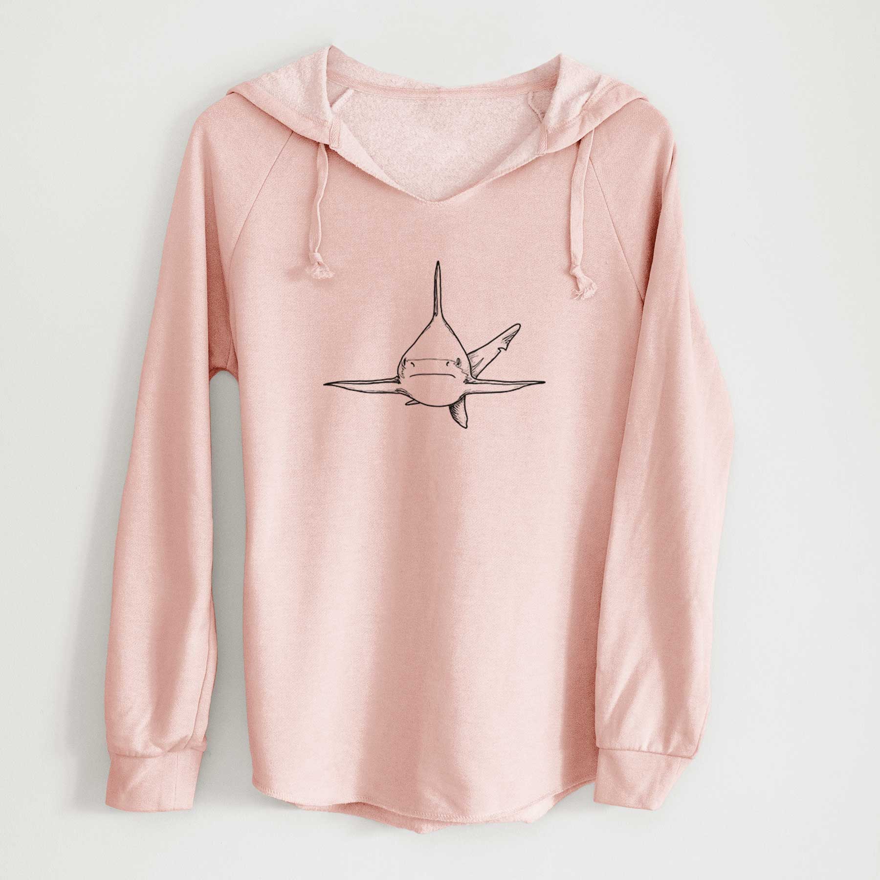 Silvertip Shark Front - Cali Wave Hooded Sweatshirt