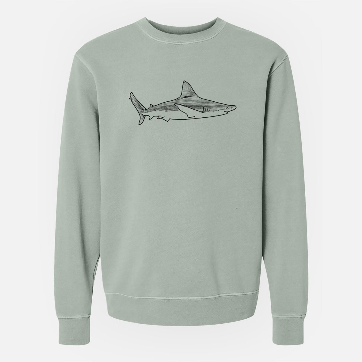 Silvertip Shark Side - Unisex Pigment Dyed Crew Sweatshirt