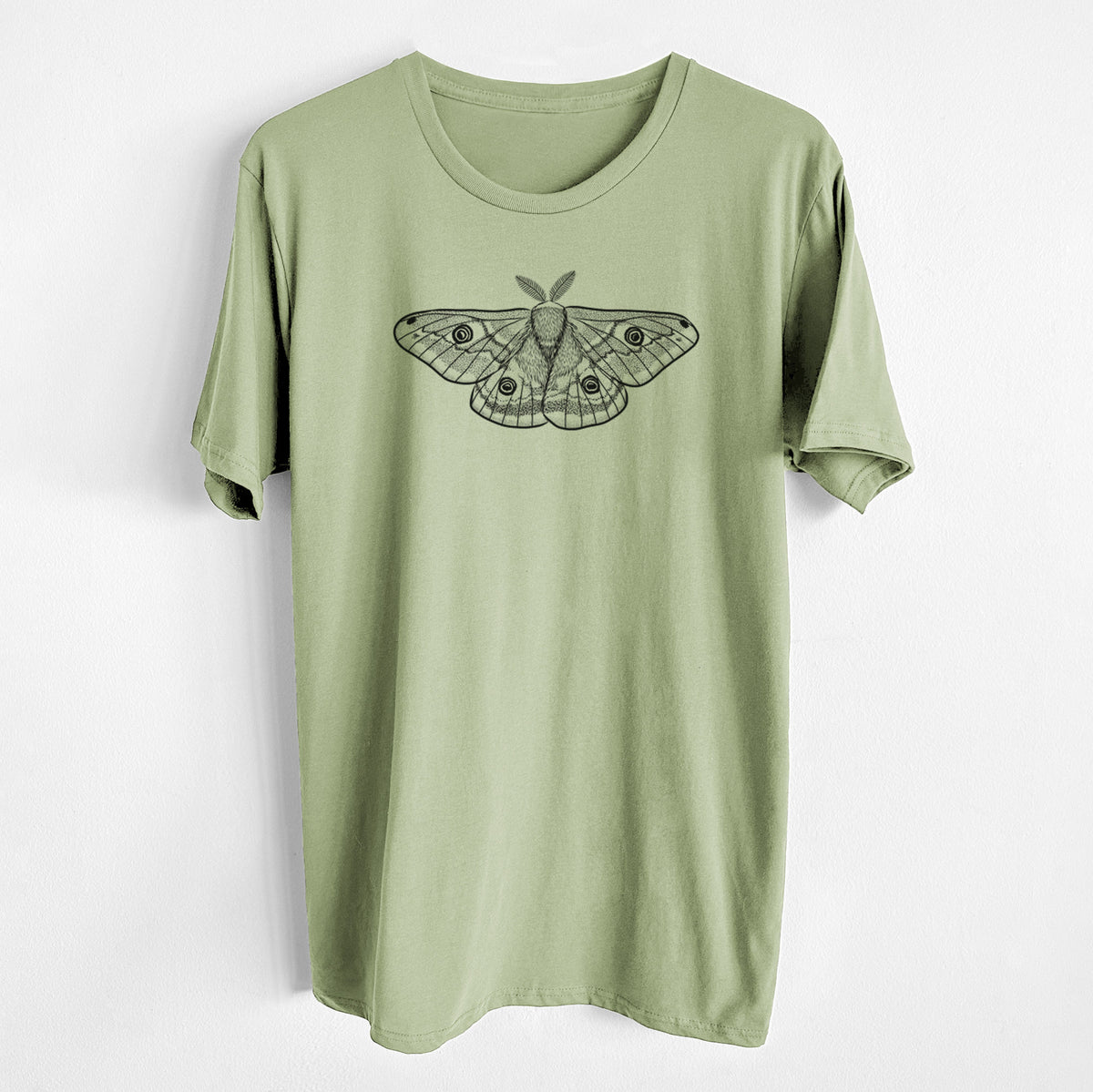 Saturnia pavonia - Small Emperor Moth - Unisex Crewneck - Made in USA - 100% Organic Cotton