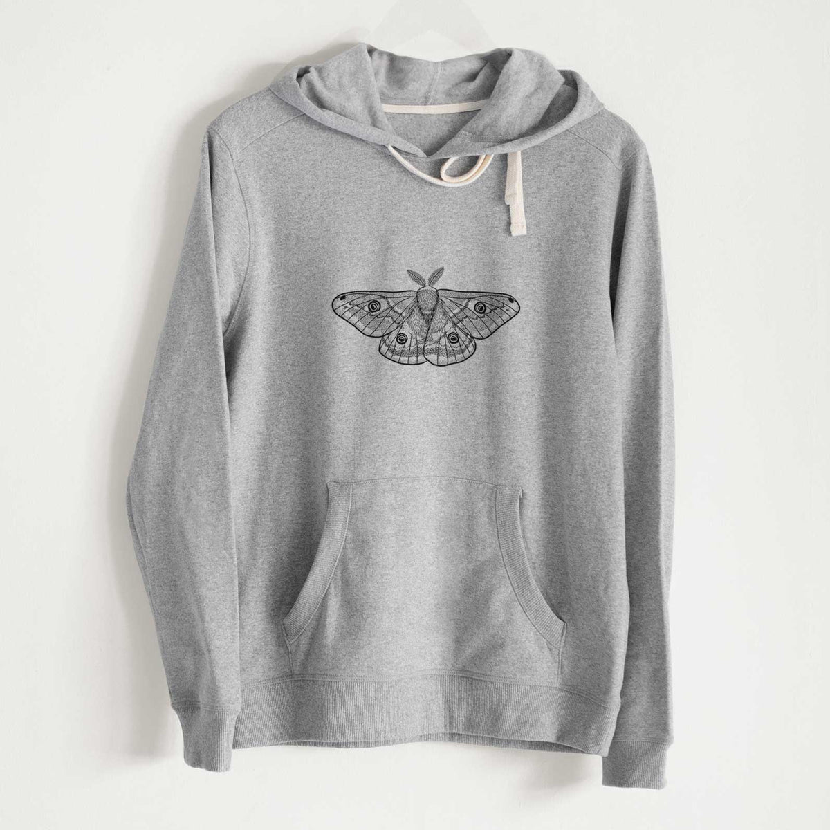 Saturnia pavonia - Small Emperor Moth - Unisex Recycled Hoodie - CLOSEOUT - FINAL SALE