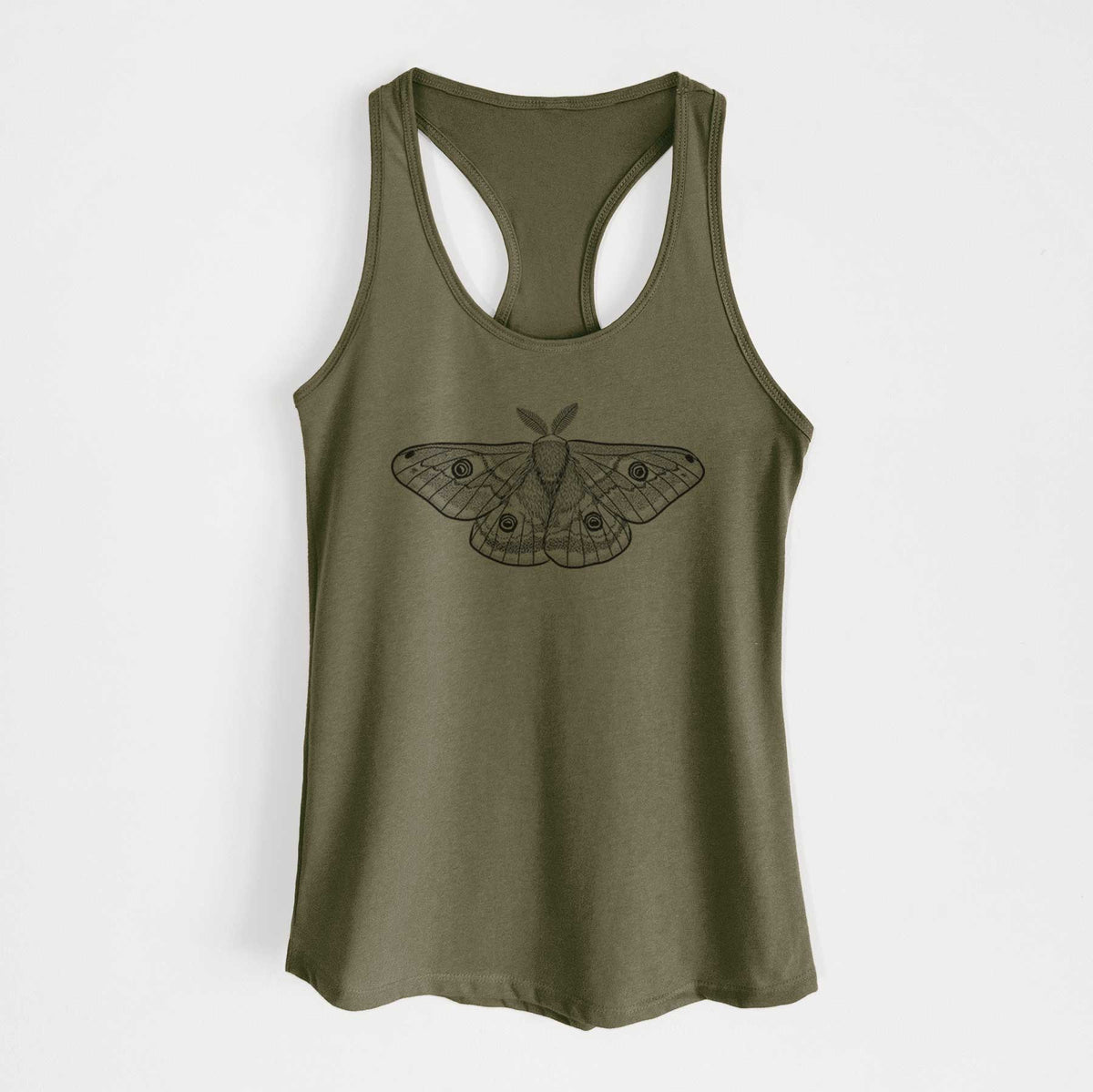 Saturnia pavonia - Small Emperor Moth - Women&#39;s Racerback Tanktop