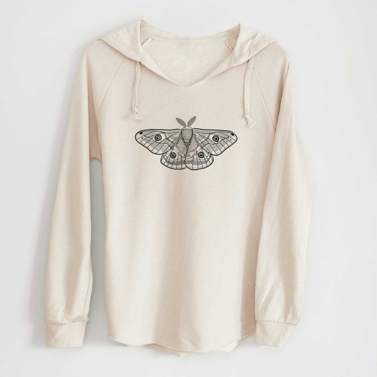Saturnia pavonia - Small Emperor Moth - Cali Wave Hooded Sweatshirt