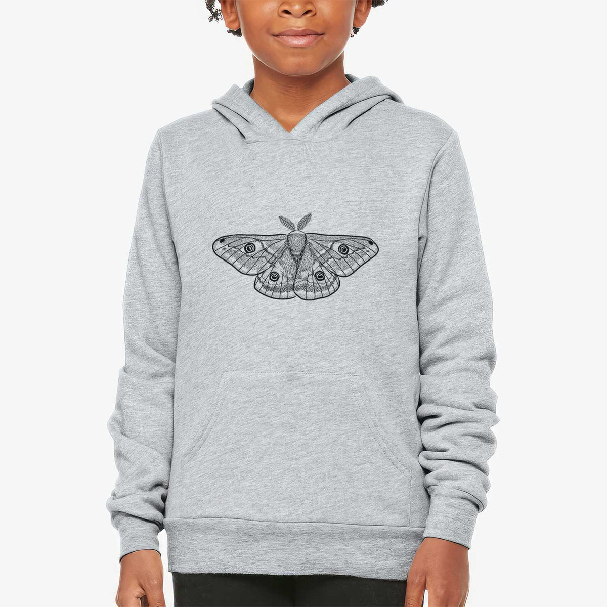 Saturnia pavonia - Small Emperor Moth - Youth Hoodie Sweatshirt