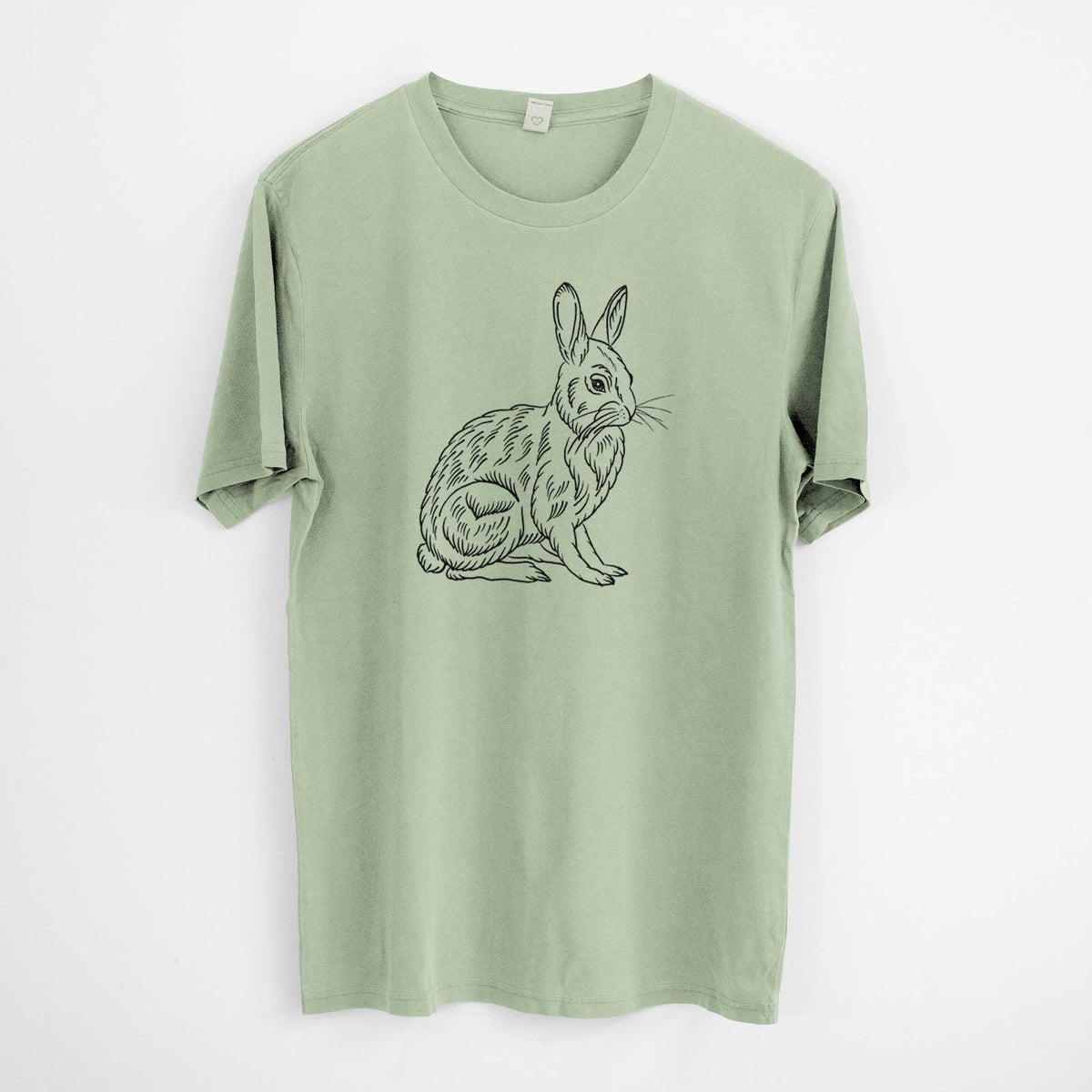 Snoeshoe Hare -  Mineral Wash 100% Organic Cotton Short Sleeve