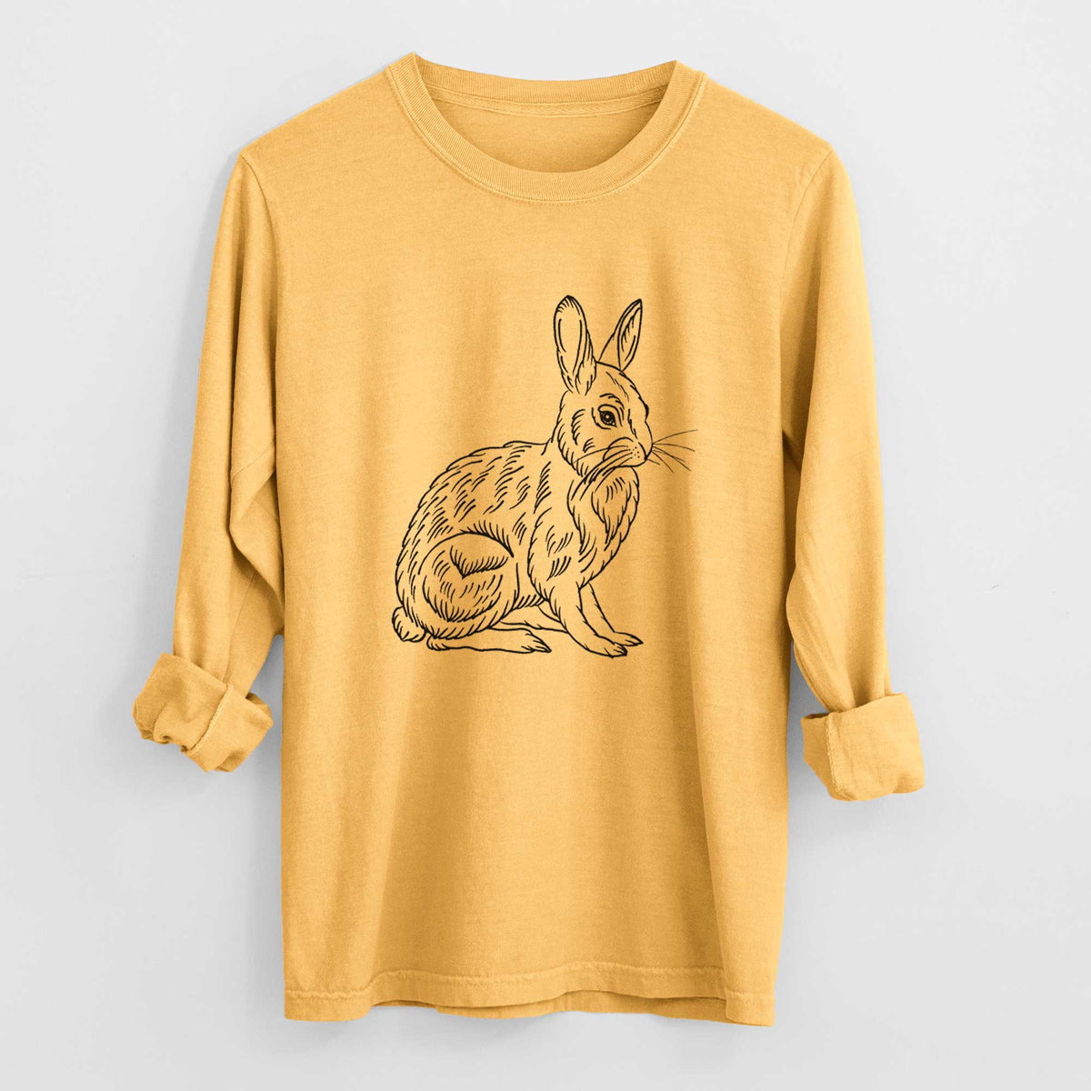Snoeshoe Hare - Heavyweight 100% Cotton Long Sleeve