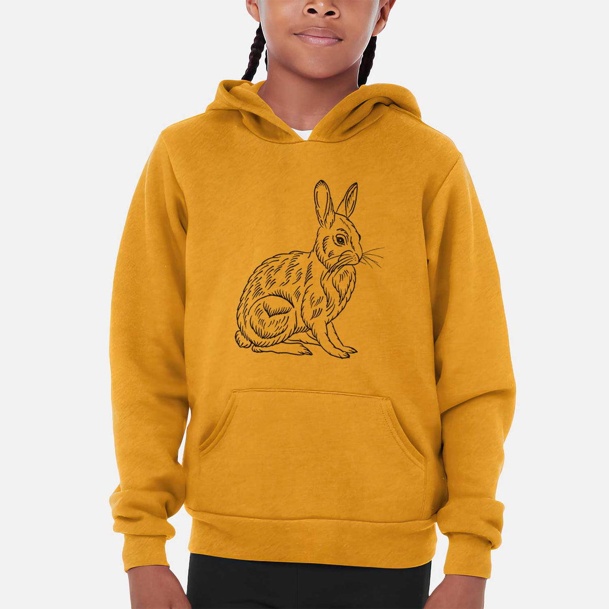 Snoeshoe Hare - Youth Hoodie Sweatshirt