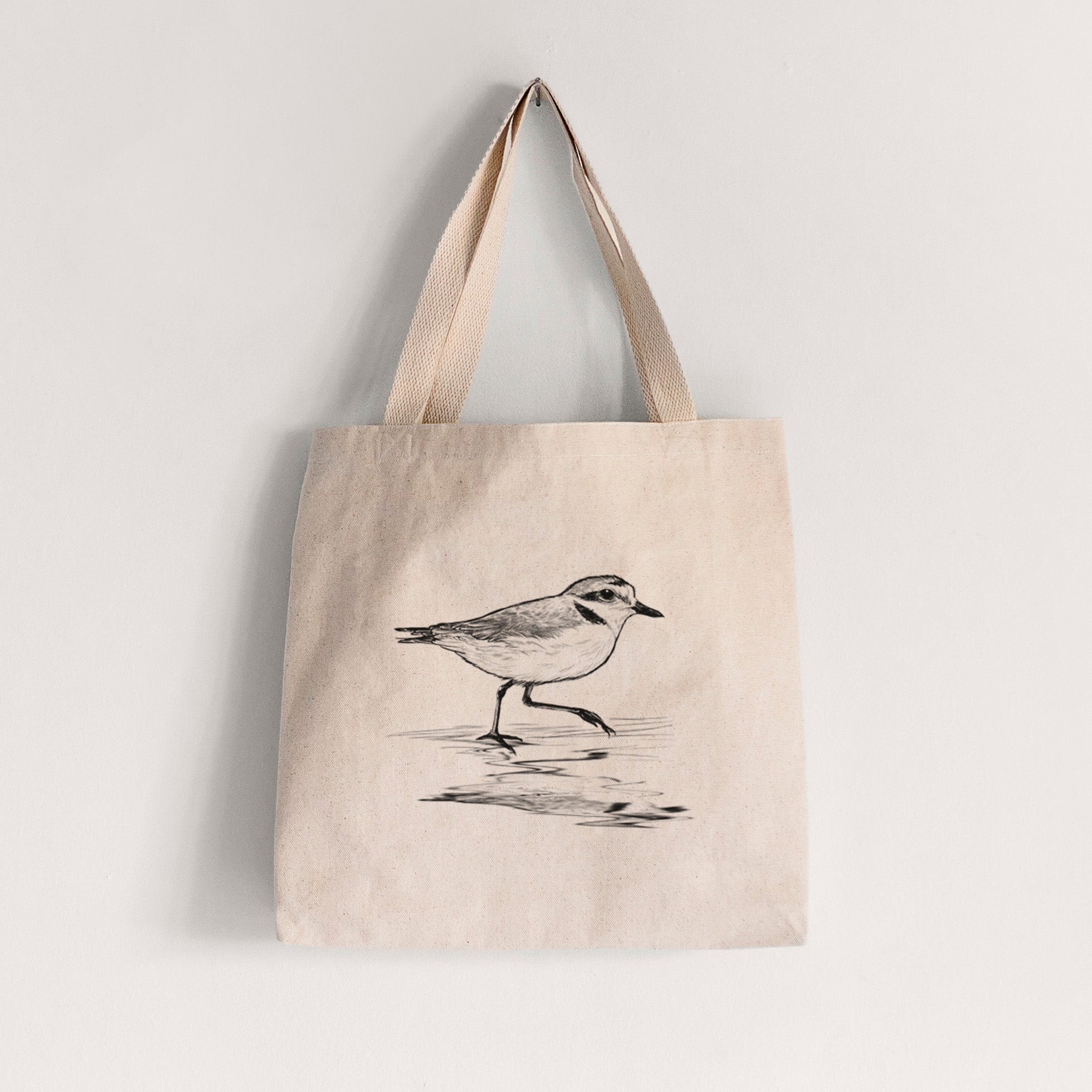 Western Snowy Plover - Charadrius nivosus nivosus - Tote Bag