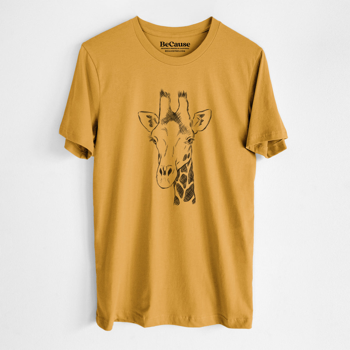 Southern Giraffe - Giraffa giraffa - Lightweight 100% Cotton Unisex Crewneck