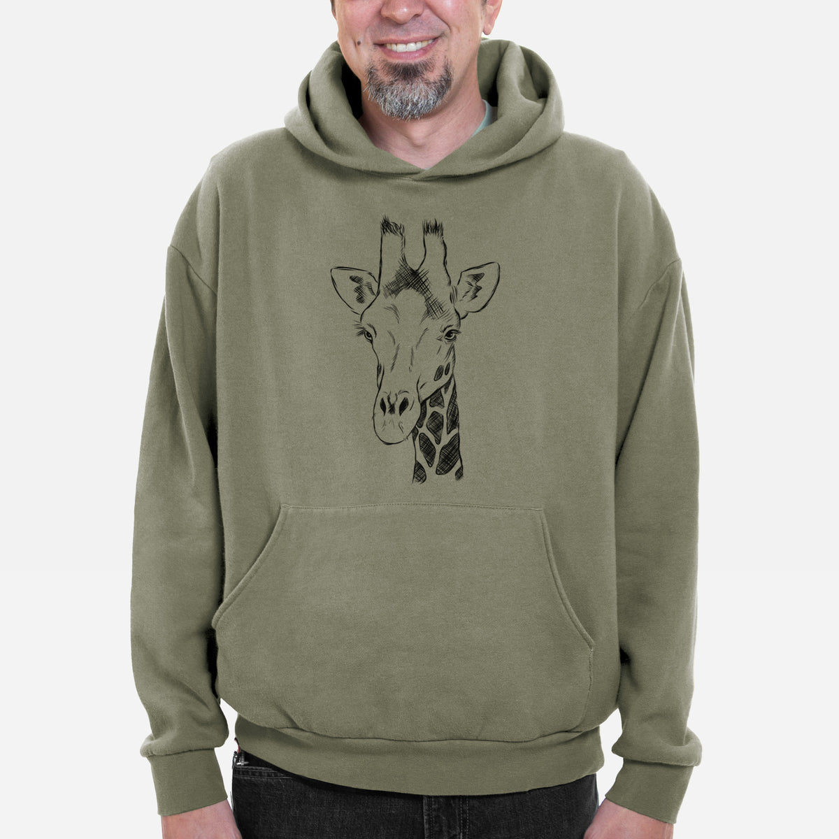 Southern Giraffe - Giraffa giraffa  - Bodega Midweight Hoodie