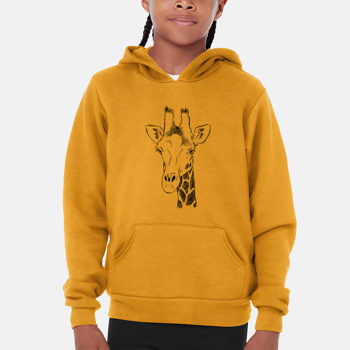 Southern Giraffe - Giraffa giraffa - Youth Hoodie Sweatshirt