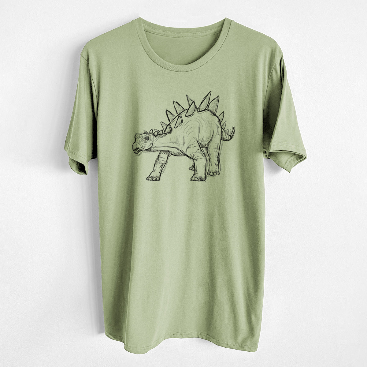 Stegosaurus Stenops - Unisex Crewneck - Made in USA - 100% Organic Cotton