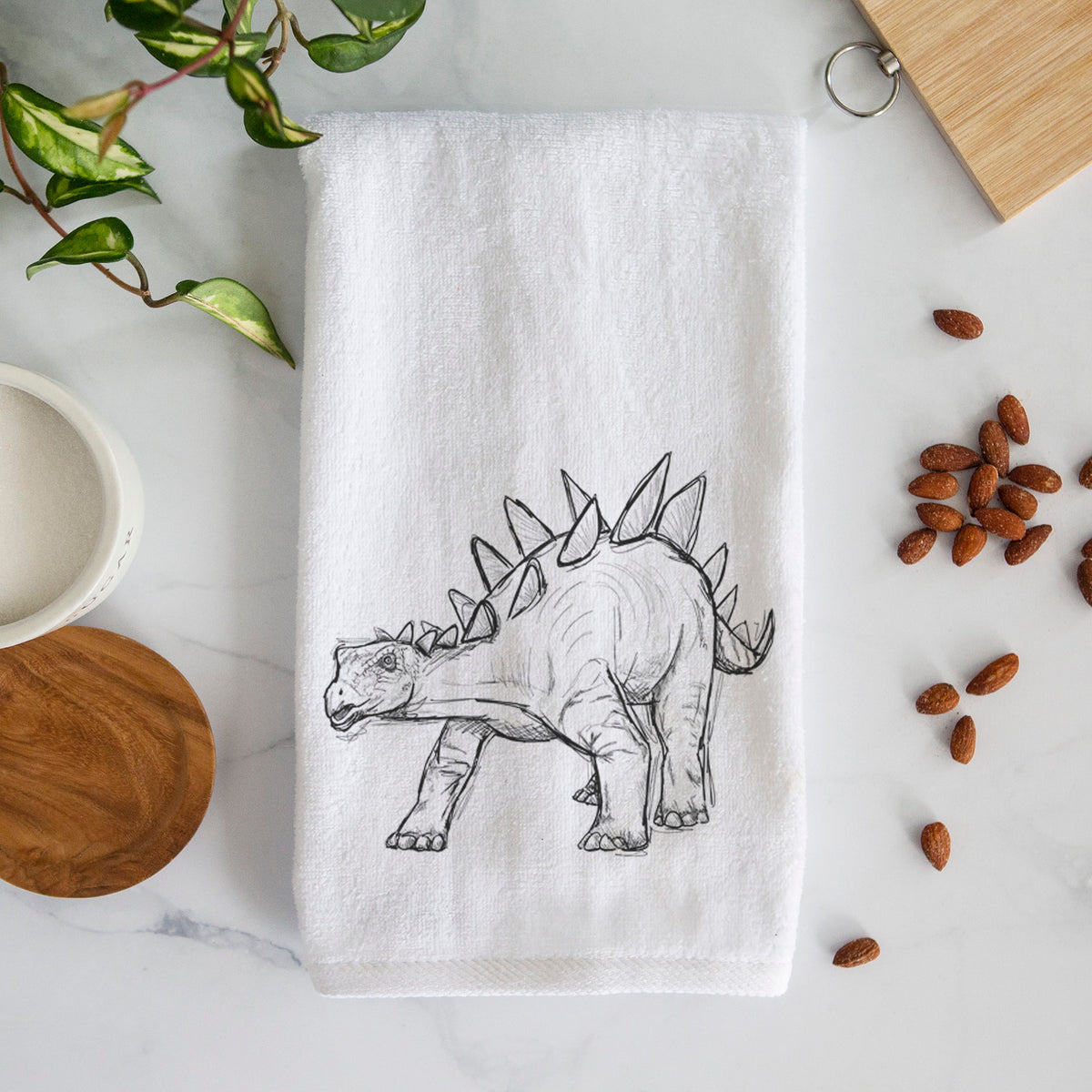 Stegosaurus Stenops Hand Towel