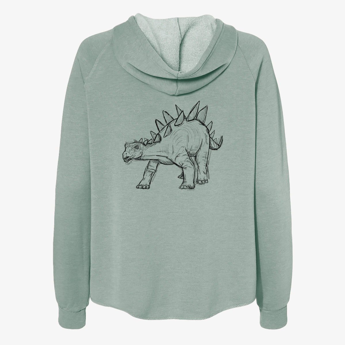 Stegosaurus Stenops - Women&#39;s Cali Wave Zip-Up Sweatshirt