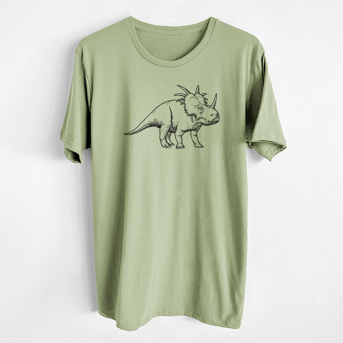 Styracosaurus Albertensis - Unisex Crewneck - Made in USA - 100% Organic Cotton
